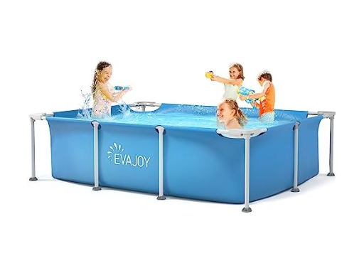 EVAJOY Metal Frame Swimming Pool