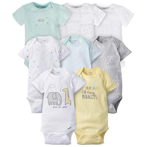 Gerber Baby 8-Pack Short Sleeve Onesie