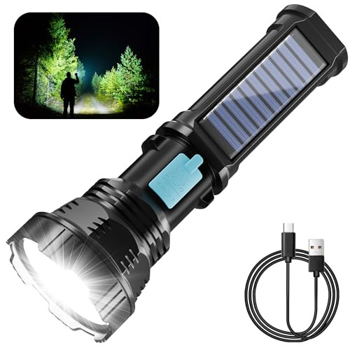 Rumiom Solar/Rechargeable LED Flashlights