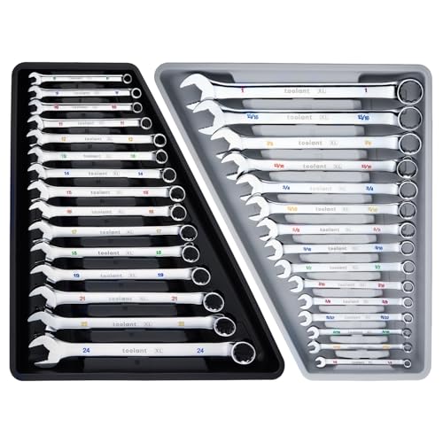 Toolant Max Grip 30pcs Professional Metric & SAE Combination Wrench Set