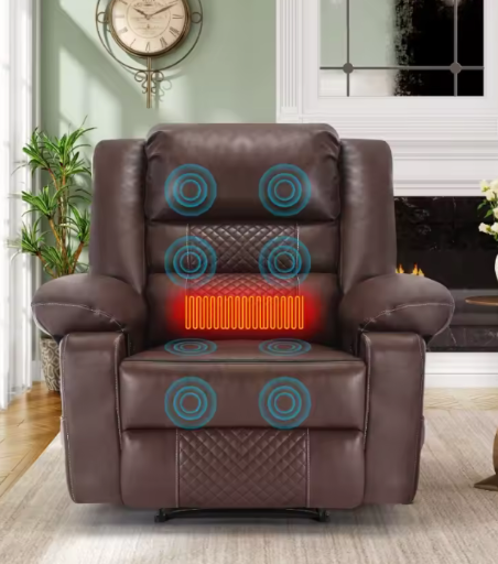 Breathable Leather Massage Recliner Chair