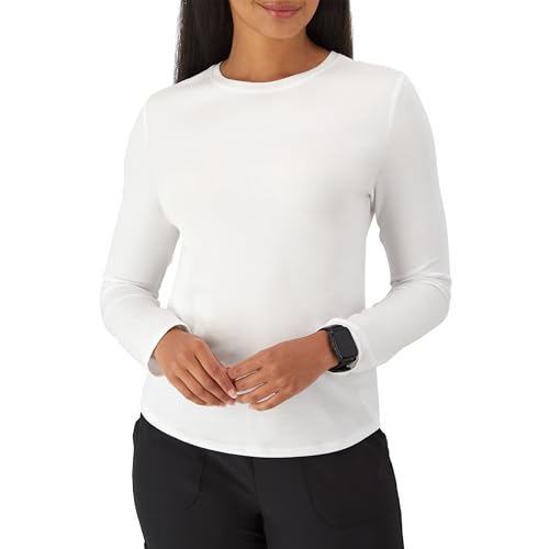 Hanes Women's Comfort Fit Scrubs Long Sleeve Shirt