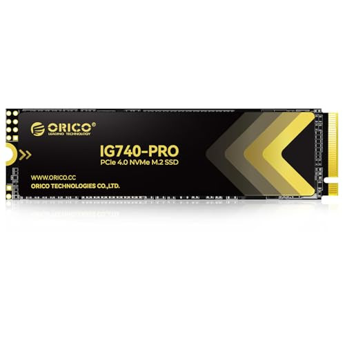 ORICO Industrial SSD 1TB M.2 NVMe SSD, PCIe 4.0 Drive with 7100MB/s Read Speed
