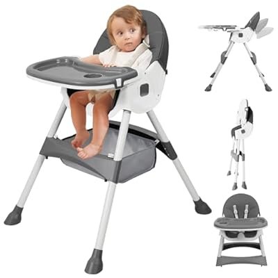 Bubplay 6-in-1 Convertible Baby High Chair