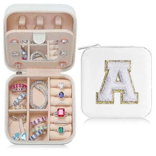 Parima Initial Travel Jewelry Case