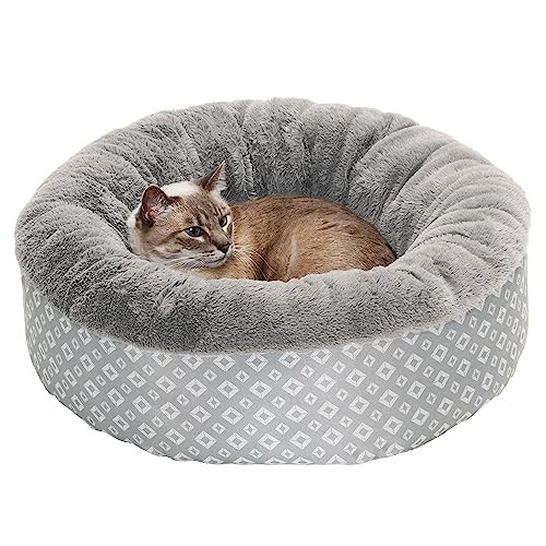 Furhaven Round Donut Pet Bed