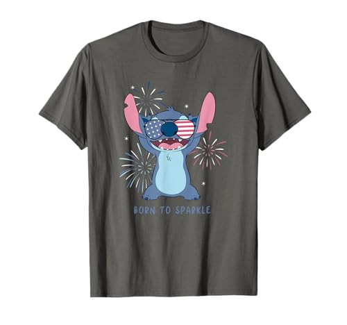 Disney Stitch Sparkle Americana T-Shirt
