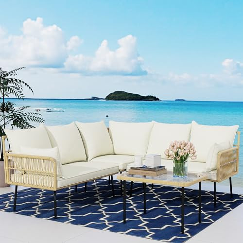 4 Piece Outdoor Patio Furniture Set