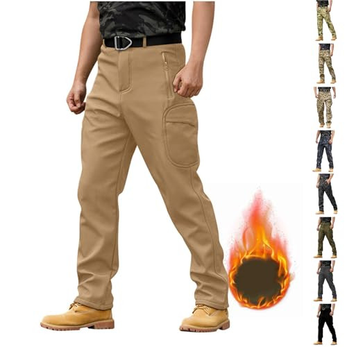 Men's Fleece Lined Work Pants