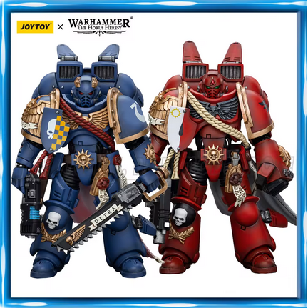 JOYTOY Warhammer 40K 1/18 Action Figure Ultramarines Blood Angels Jump Pack Captain