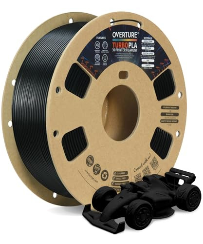OVERTURE Black PLA Filament