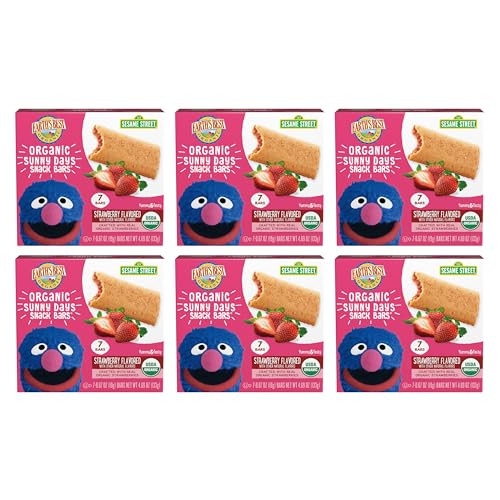 6 Pack of Earth's Best Organic Sunny Days Snack Bars (Strawberry)