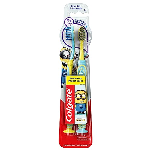 Colgate Kids Extra Soft Bristles Toothbrush (Minions) 2-Pack