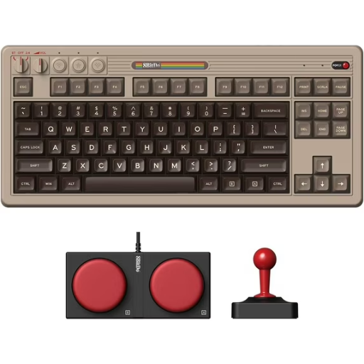 8Bitdo Retro Bluetooth Mechanical Gaming Keyboard C64 Edition