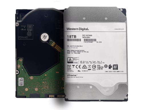 Refurbished 18TB WD Ultrastar DC HC550 SATA 3.5" 7200RPM Enterprise HDD