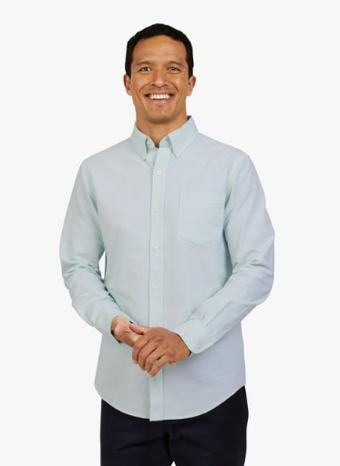 Chaps Men's Seacoast Wash Long Sleeve Oxford Woven Shirt