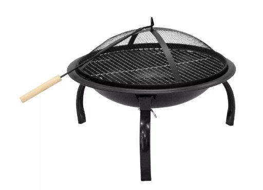WestinTrends Portable Round Steel Fire Pit