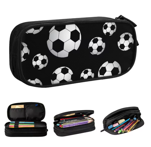 Soccer Pattern Pencil/Pen Pouch