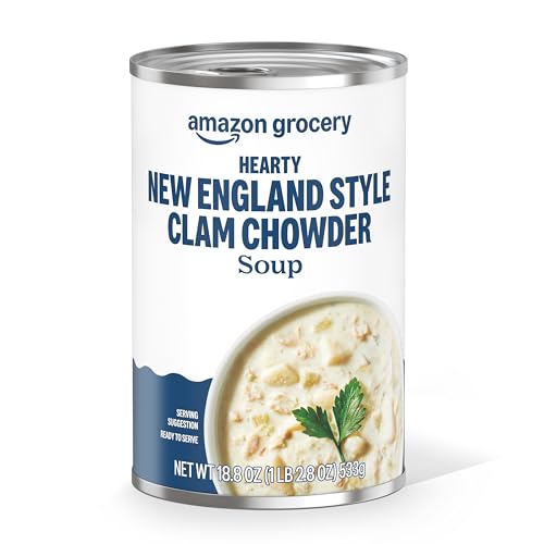 Hearty New England Style Clam Chowder Soup 18.8 Oz Deal