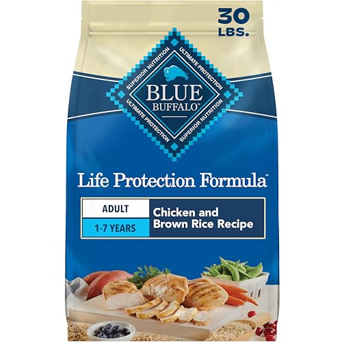 Blue Buffalo Life Protection Formula Chicken & Brown Rice Adult Dry Dog Food 30lb Bag Deal