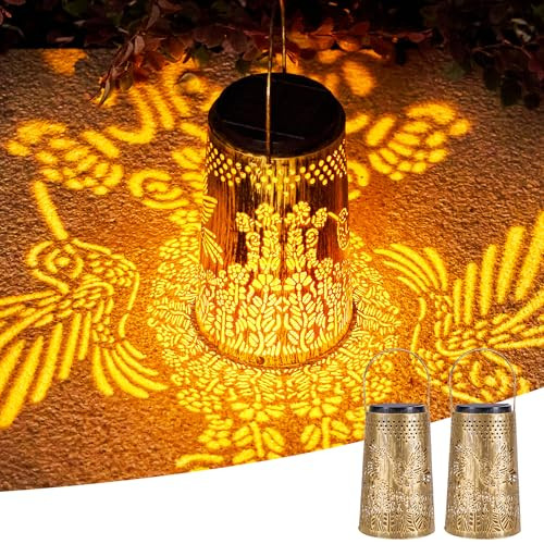Rumiom Hummingbird Solar Lanterns--2 Pack