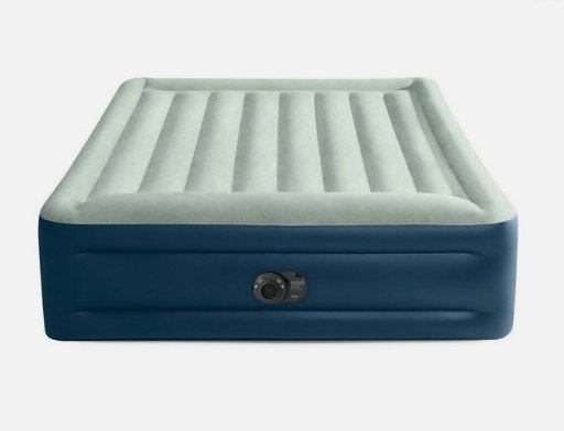 Intex Elevated Air Mattress w/ Built-In Pump (Queen)