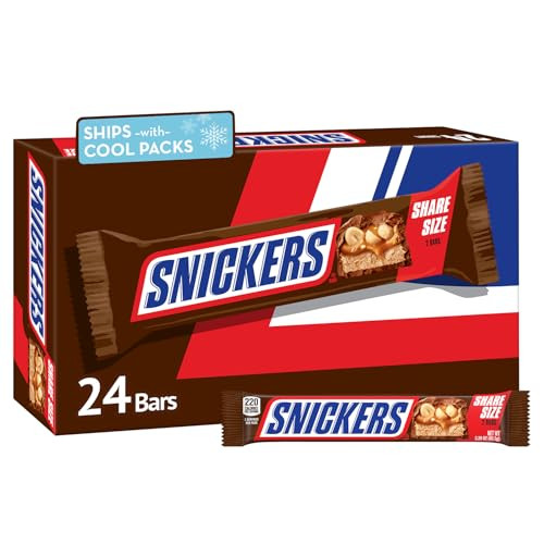 Snickers Milk Chocolate Candy Bars -  24-Pack