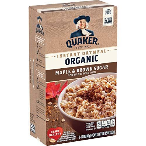 Quaker Organic Instant Oatmeal 8-Pack