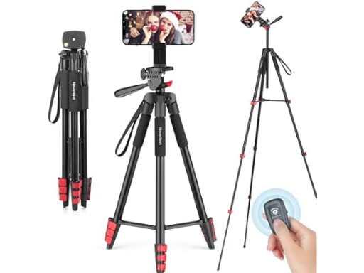 Novonost Tripod Stand with Wireless Remote and Carry Bag