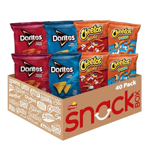 Frito-Lay Doritos & Cheetos Mix Variety Pack, 40 Count
