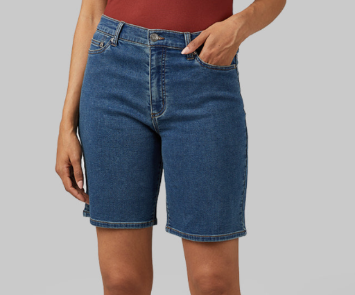 Women's Stretch Comfort Jean Bermuda Short