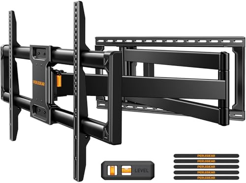 Perlegear Long Arm Full Motion TV Wall Mount