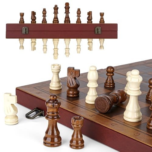 Magnetic Wooden Chess Set
