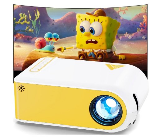 1080P Mini Projector W/WiFi & Bluetooth