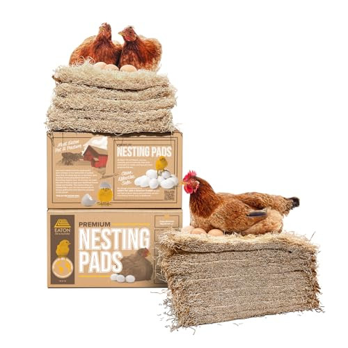 Eaton Pet and Pasture, Premium Laying Hen Nesting Pads 10 Pack