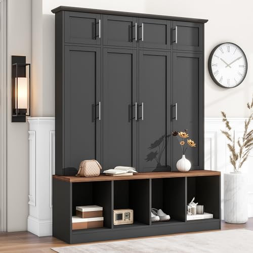 Merax Hall Tree with Bench and Shoe Storage