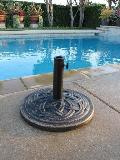 DC America 18" Cast Stone Umbrella Base