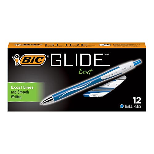 BIC Atlantis Exact Retractable Ball Pen 12-Count