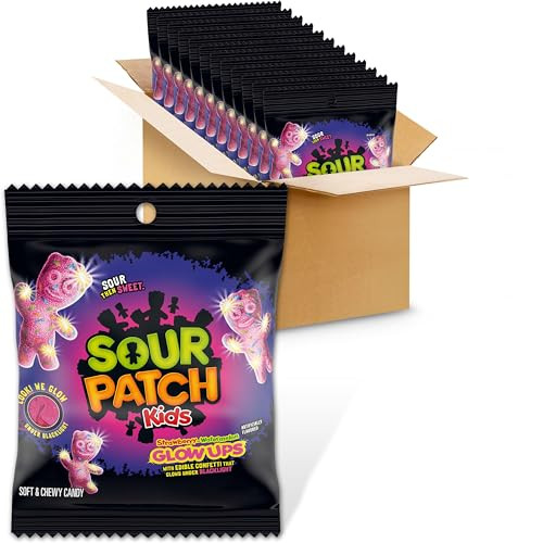 Sour Patch Kids Glow Ups Strawberry-Watermelon Candy 12-Pack