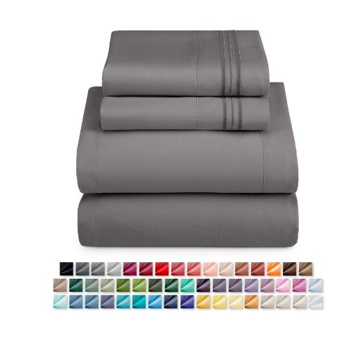 Nestl 1800 Series 4 Piece Deep Pocket Sheets Sets