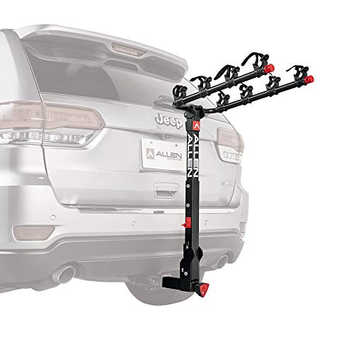 Allen Sports Deluxe+ Locking Quick Release 4-Bike Carrier for 2 in. Hitch