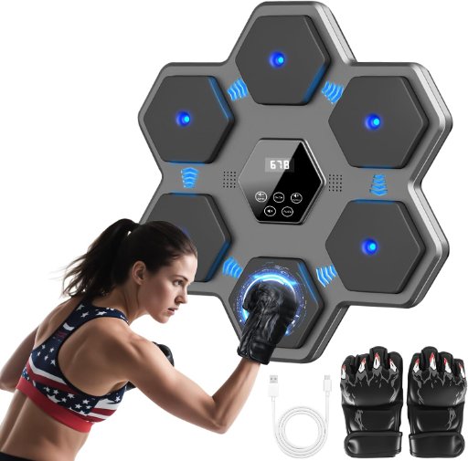 Smart Bluetooth Music Boxing Machine with LED Display