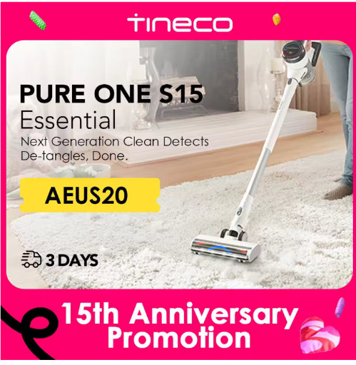 Tineco Pure ONE S15 Ess Smart Cordless Vacuum Cleaner