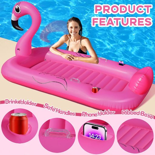 Flamingo Inflatable Tanning Pool
