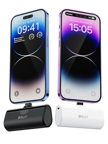 MFi Certified External Power Bank/Battery Pack - 2 Pack 