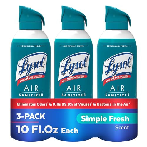 3 Pack Lysol Air Sanitizer Spray