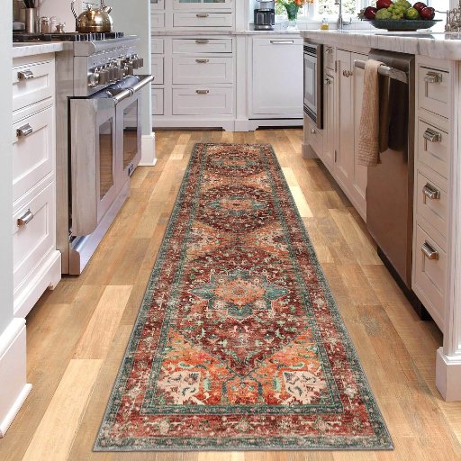 Yamaziot Washable Runner Rug, 2' x 8'