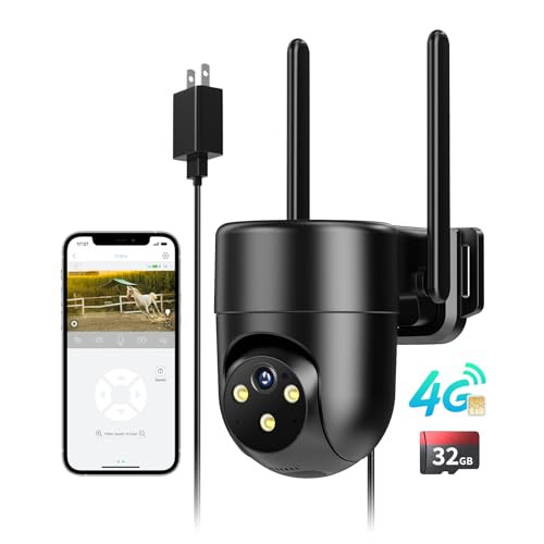 LIWAN 4G LTE Cellular Security Camera