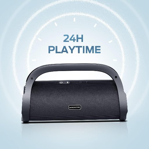 Monster Adventurer Max Bluetooth Speaker W/24H Playtime