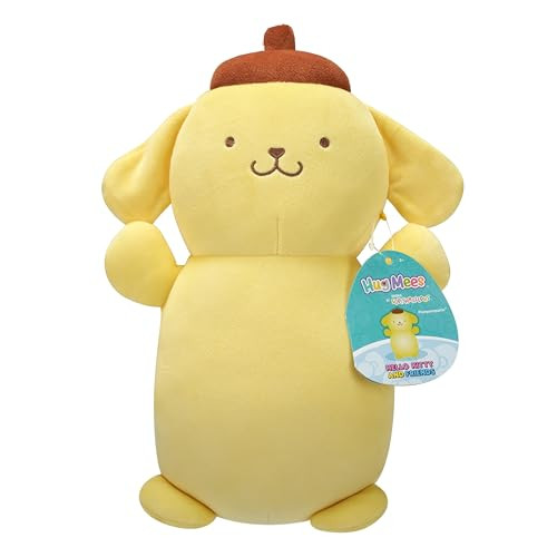 10" Squishmallows Sanrio Pompompurin HugMees Plush